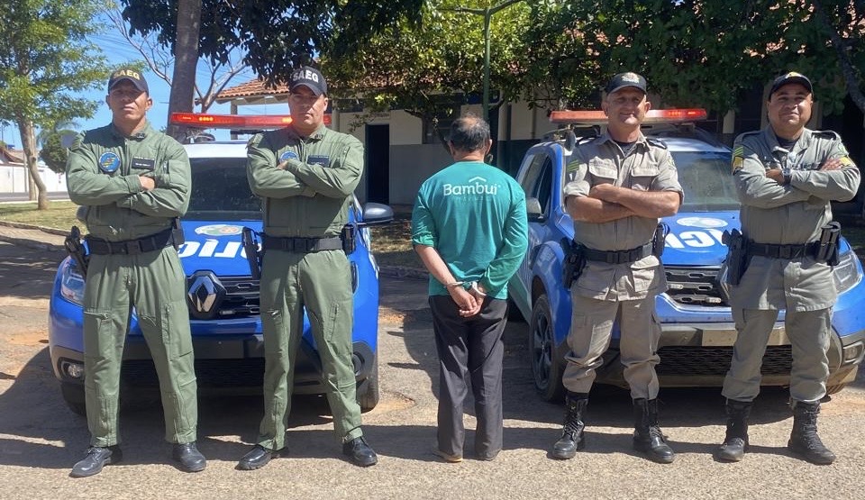 Foragido por estupro de vulnerável é preso em Bonfinópolis durante operação da PMGO